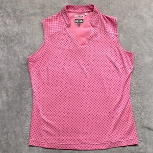 Adidas Women’s Sz Small Pink Tank w/ Collar